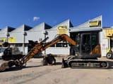 2017 CASE CX75C SR crawler excavator, side view