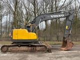 2015 Volvo ECR235DL crawler excavator, side view