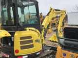 2022 Yanmar VIO35 mini excavator, side view