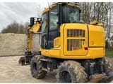 2021 Komatsu PW98MR-11E0 wheel excavator, rear three-quarter view