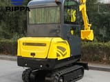 2026 Rippa R330 mini excavator, rear three-quarter view
