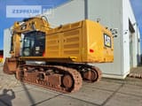 2020 Caterpillar 374FL crawler excavator, rear three-quarter view