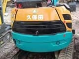 Kubota U-20 mini excavator rear view