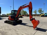 2012 Kubota KX161-3SZ mini excavator, side view