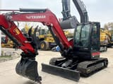 2020 Yanmar VIO80 crawler excavator, side view