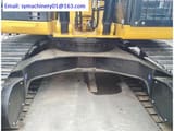 2022 Caterpillar 330D2L crawler excavator, front view of undercarriage