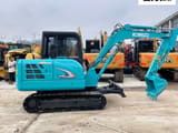 2021 Kobelco SK60 mini excavator side view