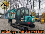 2023 Sunward SWE70E mini excavator, rear three-quarter view