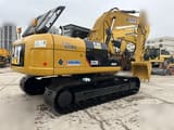 2024 Caterpillar 323D L crawler excavator, rear three-quarter view
