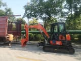 2026 Kubota KX163-5 mini excavator, side profile view
