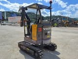 2022 Volvo ECR18 Electric mini excavator, rear three-quarter view