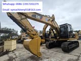 2025 Caterpillar 330D2L crawler excavator, front three-quarter view