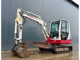 2010 Takeuchi TB235 mini excavator, side view