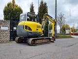 2011 Wacker Neuson 6003 RD mini excavator rear three-quarter view