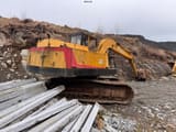 1980 Ford H45 excavator, rear three-quarter view