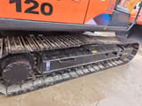 2024 Hitachi ZX120 crawler excavator undercarriage detail