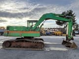 1985 Poclain 90 crawler excavator, side view
