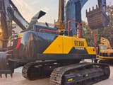 2024 Volvo EC350 crawler excavator, rear three-quarter view