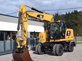 2020 Caterpillar M316F wheel excavator, front three-quarter view