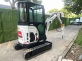2022 Bobcat E20Z mini excavator, rear three-quarter view