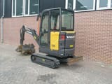 2019 Volvo ECR18E mini excavator, rear three-quarter view