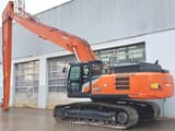 2023 Hitachi ZX350LCN-7 crawler excavator, side view