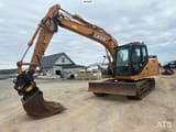 2011 CASE CX130B excavator, side view