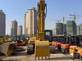 2022 Caterpillar 325BL crawler excavator, front view