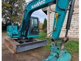 2021 Sunward SWE90 crawler excavator, front three-quarter view