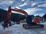 2017 Hitachi ZX225USRLC-6 crawler excavator side view