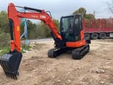 2023 Kubota 155 mini excavator, front three-quarter view