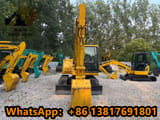 2019 Komatsu PC70 mini excavator, front view