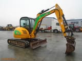 2015 JCB 8055 RTS mini excavator, side view
