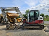 2017 Takeuchi TB290 mini excavator, side view