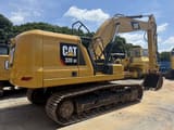 2019 Caterpillar 320GC crawler excavator, rear three-quarter view