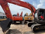 2008 Hitachi ZX120 crawler excavator, front three-quarter view