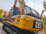 2024 Caterpillar 329D L crawler excavator, rear three-quarter view