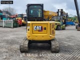 2022 Caterpillar 305 CR mini excavator, rear three-quarter view