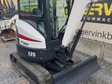 2014 Bobcat E25 mini excavator, front three-quarter view