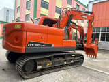 2023 Doosan DX150LC-9C crawler excavator, rear three-quarter view