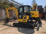 2016 Komatsu PC50MR-2 mini excavator, side view