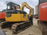 2013 Komatsu PC78US mini excavator rear three-quarter view