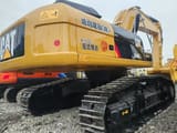2023 Caterpillar 340D2L crawler excavator, rear three-quarter view