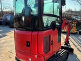 2022 Caterpillar 301.6-05A mini excavator, rear three-quarter view