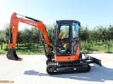 2025 Hitachi ZX33U-5A mini excavator, side profile view