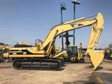 Caterpillar 330BL crawler excavator, side view