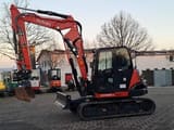 2025 Kubota KX085-5 mini excavator, side profile view
