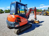 2017 Kubota KX71-3 mini excavator, rear three-quarter view