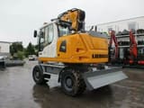 2023 Liebherr A916 Compact wheel excavator rear three-quarter view