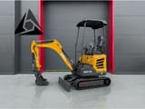 Gorila G20SE I PRO mini excavator, side view